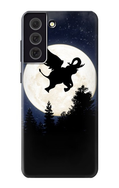 S3323 Flying Elephant Full Moon Night Case Cover Custodia per Samsung Galaxy S21 FE 5G