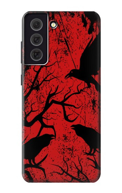 S3325 Crow Black Blood Tree Case Cover Custodia per Samsung Galaxy S21 FE 5G