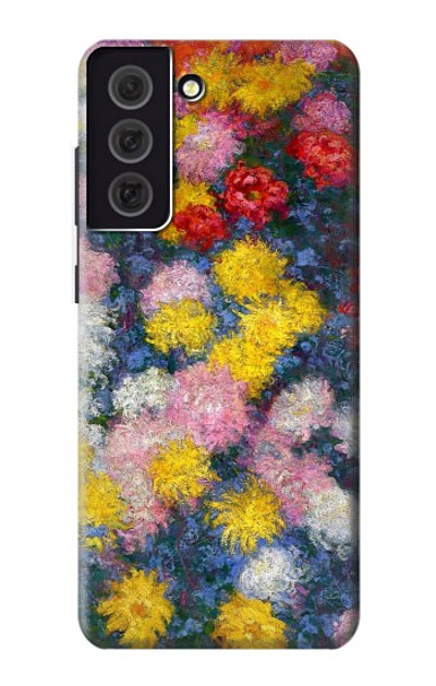 S3342 Claude Monet Chrysanthemums Case Cover Custodia per Samsung Galaxy S21 FE 5G
