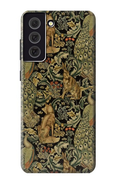 S3661 William Morris Forest Velvet Case Cover Custodia per Samsung Galaxy S21 FE 5G