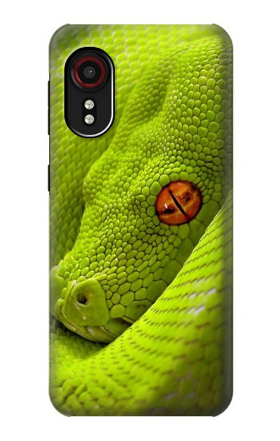 S0785 Green Snake Case Cover Custodia per Samsung Galaxy Xcover 5 S0785 Green Snake Case Cover Custodia per Samsung Galaxy Xcover 5