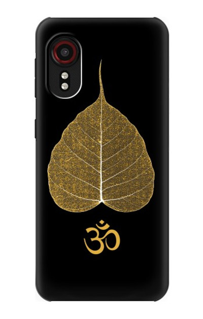 S2331 Gold Leaf Buddhist Om Symbol Case Cover Custodia per Samsung Galaxy Xcover 5 S2331 Gold Leaf Buddhist Om Symbol Case Cover Custodia per Samsung Galaxy Xcover 5