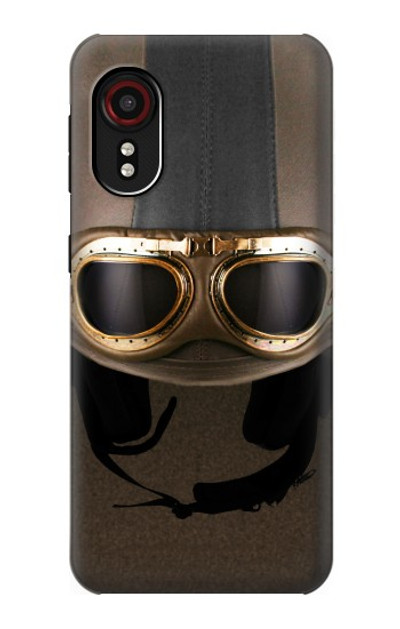 S2645 Vintage Brown Goggles Motorcycle Helmet Case Cover Custodia per Samsung Galaxy Xcover 5 S2645 Vintage Brown Goggles Motorcycle Helmet Case Cover Custodia per Samsung Galaxy Xcover 5