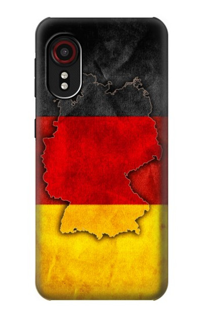 S2935 Germany Flag Map Case Cover Custodia per Samsung Galaxy Xcover 5