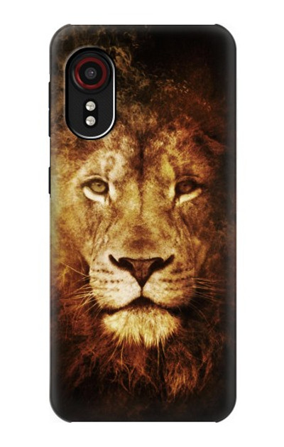 S3182 Lion Case Cover Custodia per Samsung Galaxy Xcover 5