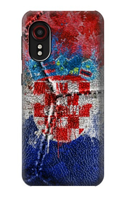 S3313 Croatia Flag Vintage Football Graphic Case Cover Custodia per Samsung Galaxy Xcover 5 S3313 Croatia Flag Vintage Football Graphic Case Cover Custodia per Samsung Galaxy Xcover 5