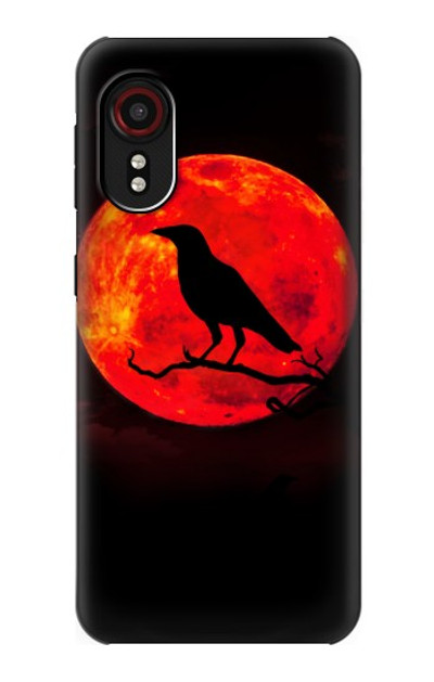S3328 Crow Red Moon Case Cover Custodia per Samsung Galaxy Xcover 5