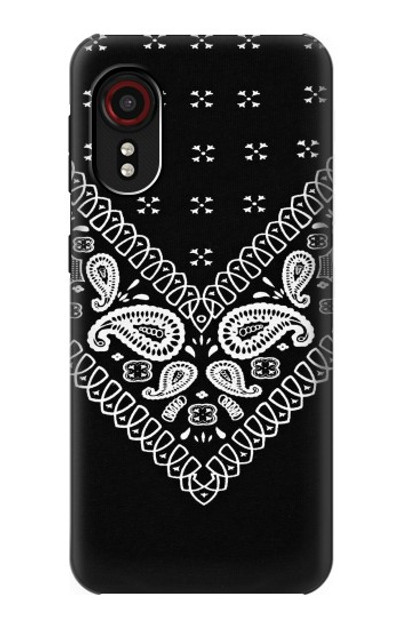 S3363 Bandana Black Pattern Case Cover Custodia per Samsung Galaxy Xcover 5 S3363 Bandana Black Pattern Case Cover Custodia per Samsung Galaxy Xcover 5