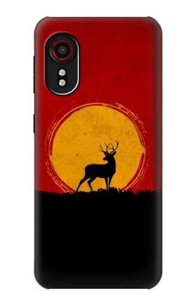 S3513 Deer Sunset Case Cover Custodia per Samsung Galaxy Xcover 5