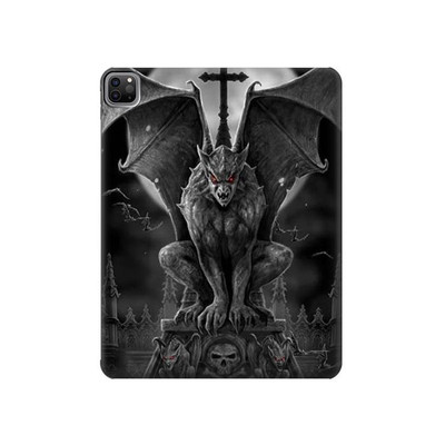 S0850 Gargoyle Devil Demon Case Cover Custodia per iPad Pro 12.9 (2022, 2021, 2020, 2018), Air 13 (2024)