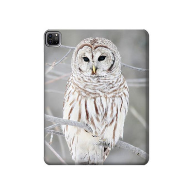 S1566 Snowy Owl White Owl Case Cover Custodia per iPad Pro 12.9 (2022, 2021, 2020, 2018), Air 13 (2024)