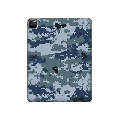 S2346 Navy Camo Camouflage Graphic Case Cover Custodia per iPad Pro 12.9 (2022, 2021, 2020, 2018), Air 13 (2024)