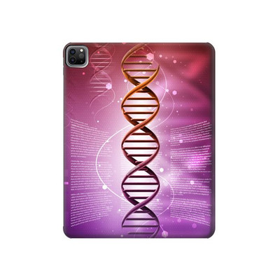 S2573 Dna Genetic Code Case Cover Custodia per iPad Pro 12.9 (2022, 2021, 2020, 2018), Air 13 (2024)