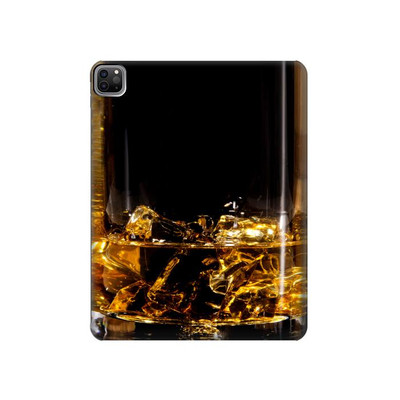 S2742 Ice Whiskey Whisky Glass Case Cover Custodia per iPad Pro 12.9 (2022, 2021, 2020, 2018), Air 13 (2024)