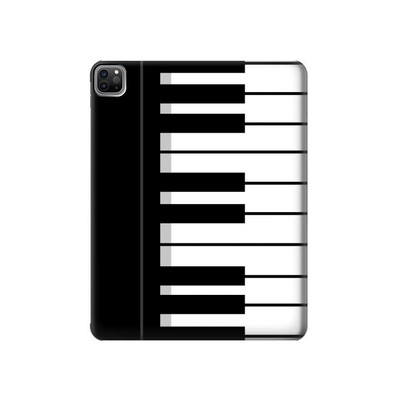 S3078 Black and White Piano Keyboard Case Cover Custodia per iPad Pro 12.9 (2022, 2021, 2020, 2018), Air 13 (2024)