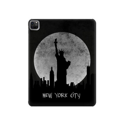 S3097 New York City Case Cover Custodia per iPad Pro 12.9 (2022, 2021, 2020, 2018), Air 13 (2024)