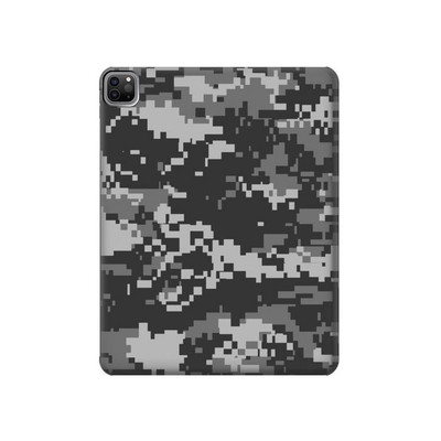 S3293 Urban Black Camo Camouflage Case Cover Custodia per iPad Pro 12.9 (2022, 2021, 2020, 2018), Air 13 (2024)