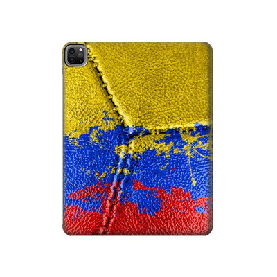 S3306 Colombia Flag Vintage Football Graphic Case Cover Custodia per iPad Pro 12.9 (2022, 2021, 2020, 2018), Air 13 (2024)