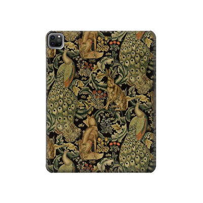 S3661 William Morris Forest Velvet Case Cover Custodia per iPad Pro 12.9 (2022, 2021, 2020, 2018), iPad Air 13 (2025, 2024)