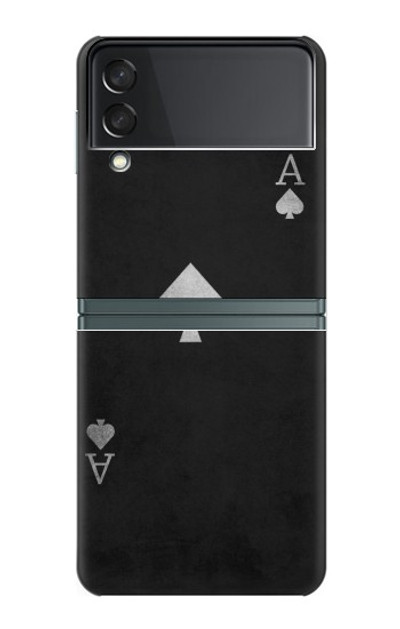 S3152 Black Ace of Spade Case For Samsung Galaxy Z Flip 3 5G