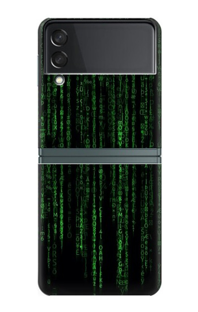 S3668 Binary Code Case For Samsung Galaxy Z Flip 3 5G