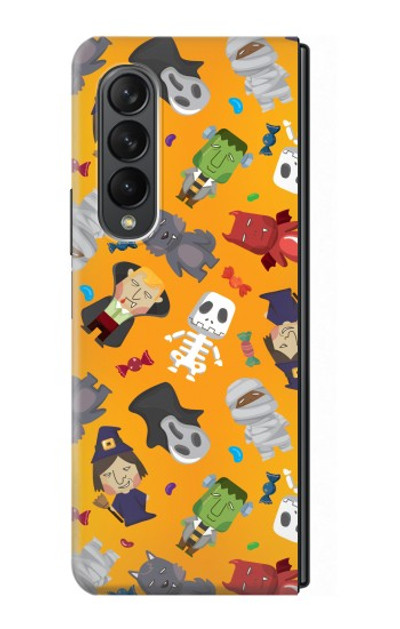 S3275 Cute Halloween Cartoon Pattern Case For Samsung Galaxy Z Fold 3 5G