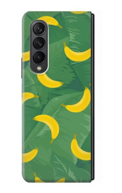 S3286 Banana Fruit Pattern Case For Samsung Galaxy Z Fold 3 5G