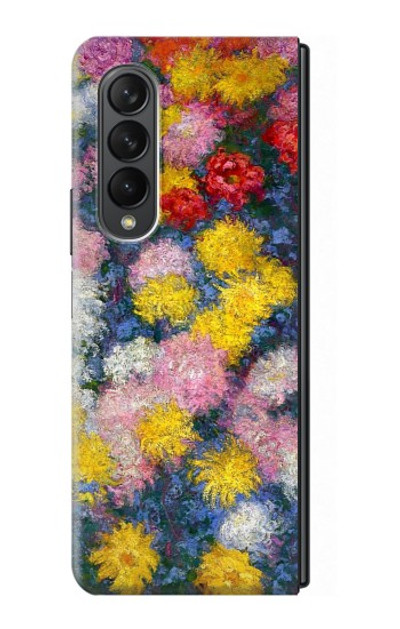 S3342 Claude Monet Chrysanthemums Case For Samsung Galaxy Z Fold 3 5G