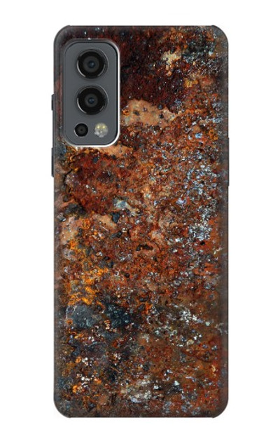 S2714 Rust Steel Texture Graphic Printed Case Cover Custodia per OnePlus Nord 2 5G