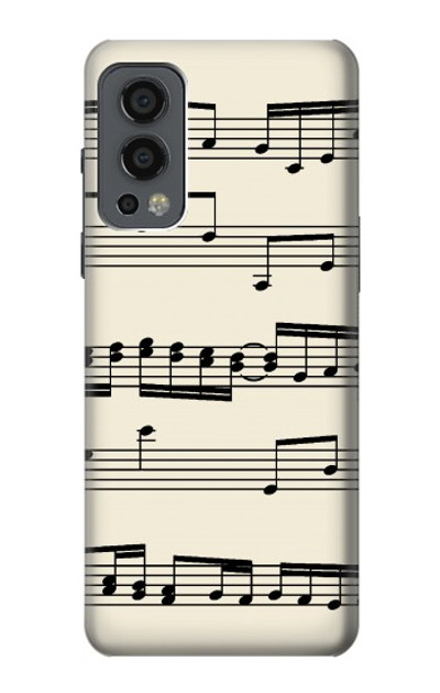 S3082 Music Sheet Case Cover Custodia per OnePlus Nord 2 5G