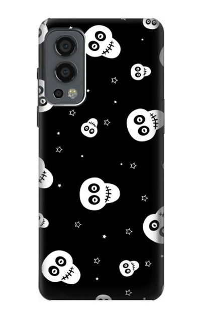 S3261 Smile Skull Halloween Pattern Case Cover Custodia per OnePlus Nord 2 5G