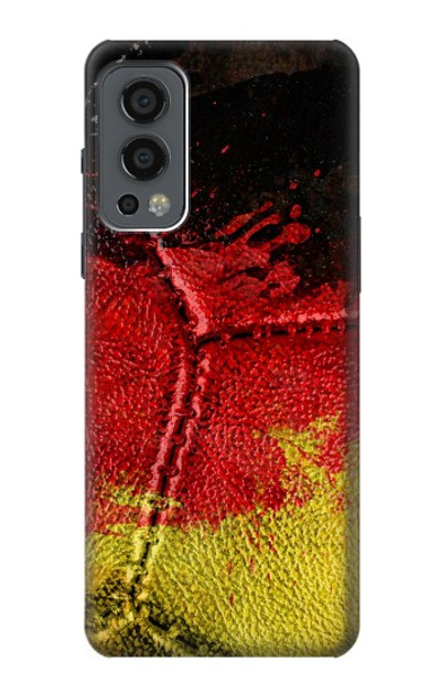 S3303 Germany Flag Vintage Football Graphic Case Cover Custodia per OnePlus Nord 2 5G