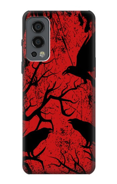 S3325 Crow Black Blood Tree Case Cover Custodia per OnePlus Nord 2 5G