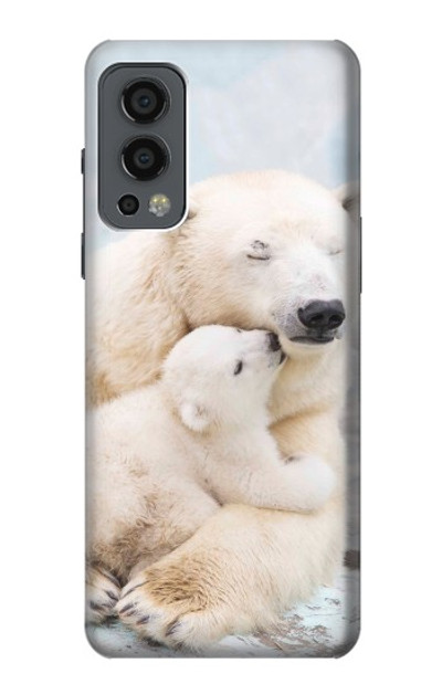 S3373 Polar Bear Hug Family Case Cover Custodia per OnePlus Nord 2 5G