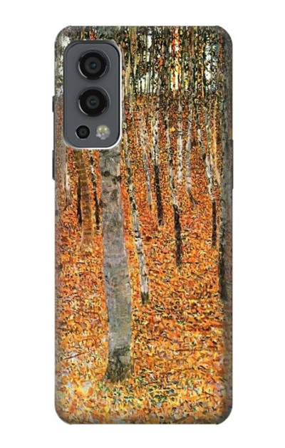 S3380 Gustav Klimt Birch Forest Case Cover Custodia per OnePlus Nord 2 5G