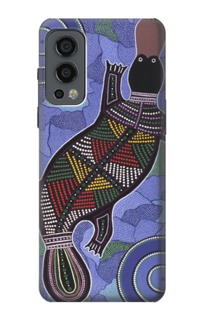 S3387 Platypus Australian Aboriginal Art Case Cover Custodia per OnePlus Nord 2 5G