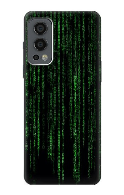 S3668 Binary Code Case Cover Custodia per OnePlus Nord 2 5G