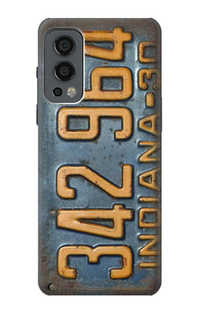 S3750 Vintage Vehicle Registration Plate Case Cover Custodia per OnePlus Nord 2 5G