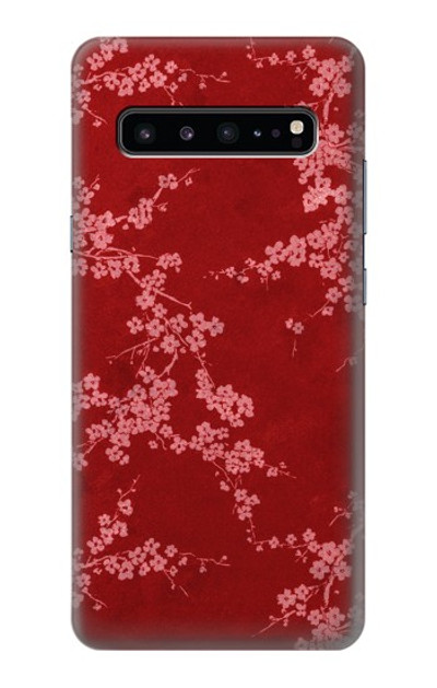 S3817 Red Floral Cherry blossom Pattern Case Cover Custodia per Samsung Galaxy S10 5G