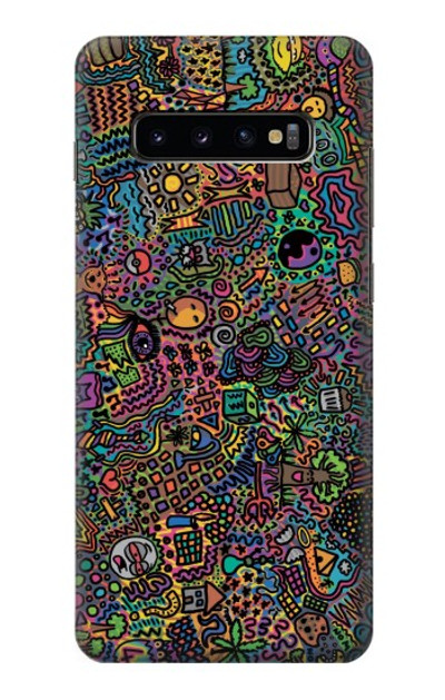 S3815 Psychedelic Art Case Cover Custodia per Samsung Galaxy S10 Plus