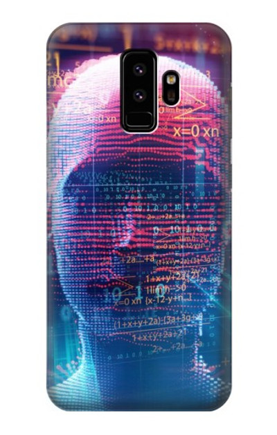 S3800 Digital Human Face Case Cover Custodia per Samsung Galaxy S9