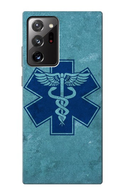 S3824 Caduceus Medical Symbol Case Cover Custodia per Samsung Galaxy Note 20 Ultra, Ultra 5G