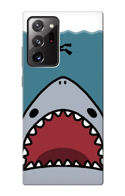 S3825 Cartoon Shark Sea Diving Case Cover Custodia per Samsung Galaxy Note 20 Ultra, Ultra 5G