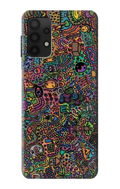 S3815 Psychedelic Art Case Cover Custodia per Samsung Galaxy A32 4G