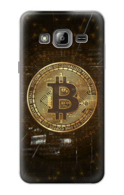 S3798 Cryptocurrency Bitcoin Case Cover Custodia per Samsung Galaxy J3 (2016)