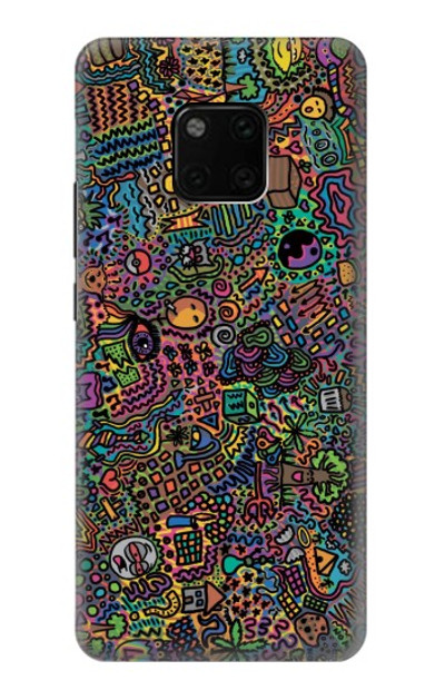 S3815 Psychedelic Art Case Cover Custodia per Huawei Mate 20 Pro