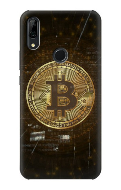 S3798 Cryptocurrency Bitcoin Case Cover Custodia per Huawei P Smart Z, Y9 Prime 2019