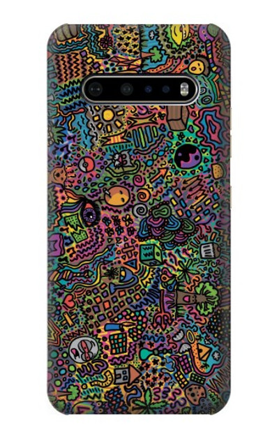 S3815 Psychedelic Art Case Cover Custodia per LG V60 ThinQ 5G