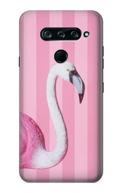 S3805 Flamingo Pink Pastel Case Cover Custodia per LG V40, LG V40 ThinQ