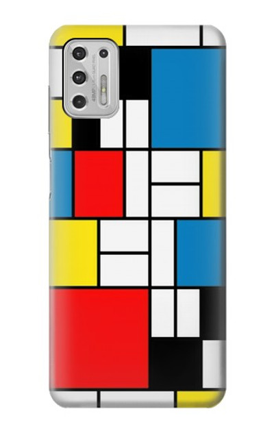 S3814 Piet Mondrian Line Art Composition Case Cover Custodia per Motorola Moto G Stylus (2021)